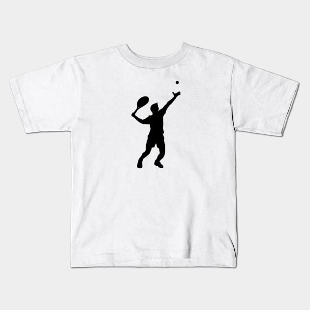 Tennis Kids T-Shirt by linesdesigns